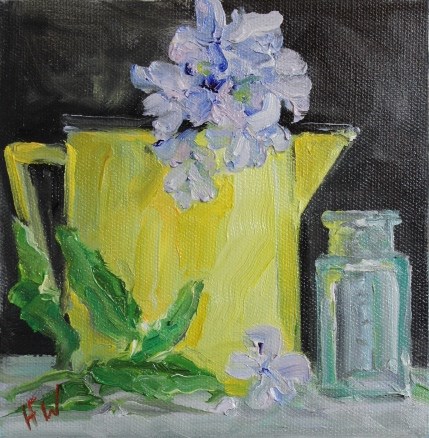 "Left Handed Still Life" original fine art by H.F. Wallen "Left Handed Still Life" original fine art by H.F. Wallen