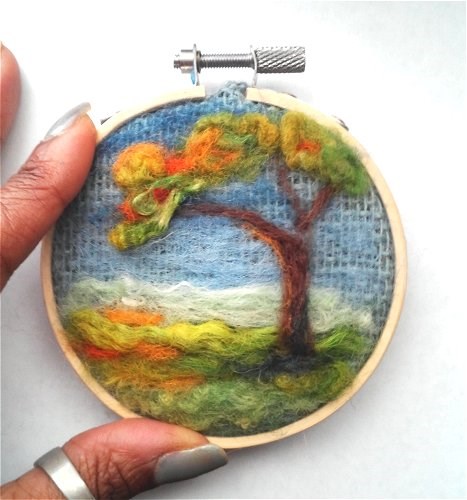 "Fall Tree" original fine art by Camille Morgan "Fall Tree" original fine art by Camille Morgan