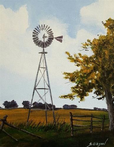 "Dean's Windmill" original fine art by Steve Gibson "Dean's Windmill" original fine art by Steve Gibson