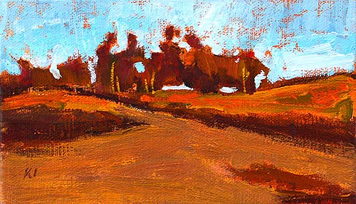 "Balboa Park Landscape" original fine art by Kevin Inman "Balboa Park Landscape" original fine art by Kevin Inman
