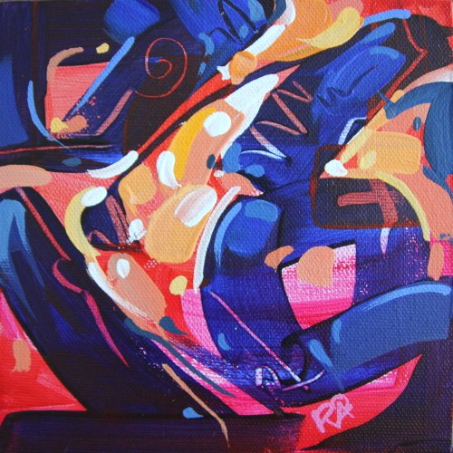 "Shapes & Movement 43" original fine art by Roger Akesson "Shapes & Movement 43" original fine art by Roger Akesson