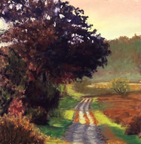 "THE WINDING ROAD" original fine art by Marti Walker "THE WINDING ROAD" original fine art by Marti Walker