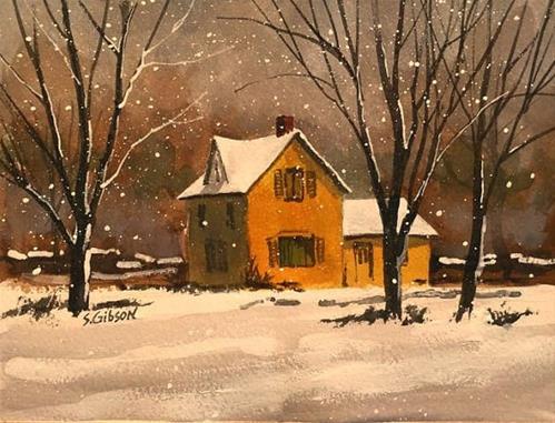 "Barn Liz Camper's House" original fine art by Steve Gibson "Barn Liz Camper's House" original fine art by Steve Gibson
