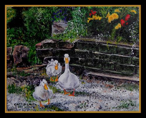 "Quackers" original fine art by Captain B Smith "Quackers" original fine art by Captain B Smith