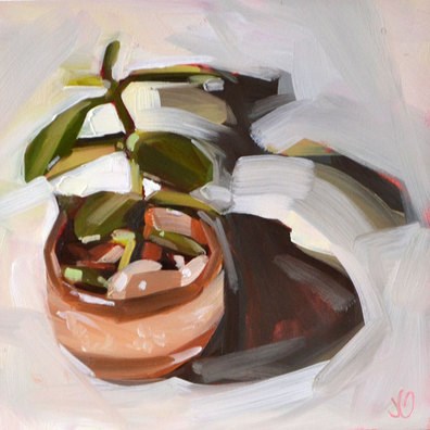 "My Plant Mark" original fine art by Jessica Green "My Plant Mark" original fine art by Jessica Green