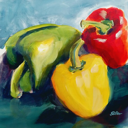 "1709 Pepper Lights" original fine art by Dietmar Stiller "1709 Pepper Lights" original fine art by Dietmar Stiller