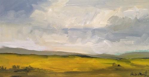 "Yellow Field" original fine art by Pamela Munger "Yellow Field" original fine art by Pamela Munger