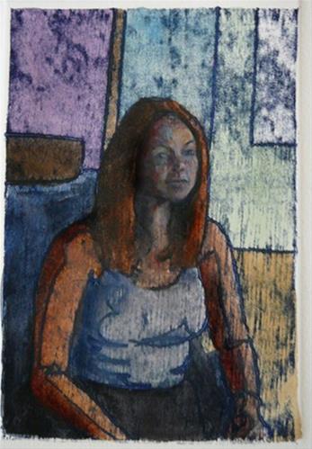 "Trace Monotype: Belle (& a video interview of artist Dan Sprick)" original fine art by Belinda Del Pesco "Trace Monotype: Belle (& a video interview of artist Dan Sprick)" original fine art by Belinda Del Pesco