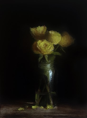 "Yellow Roses" original fine art by Neil Carroll "Yellow Roses" original fine art by Neil Carroll