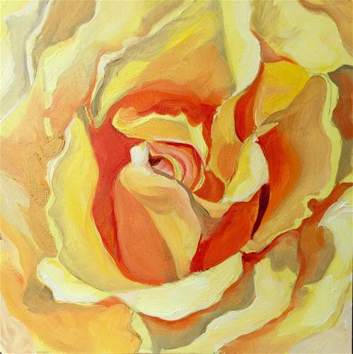 "Gold Bloom" original fine art by Lauren Kuhn "Gold Bloom" original fine art by Lauren Kuhn