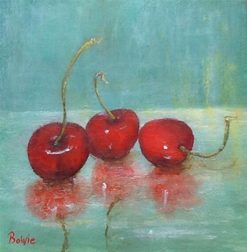 "Wearing Red" original fine art by Maureen Bowie "Wearing Red" original fine art by Maureen Bowie
