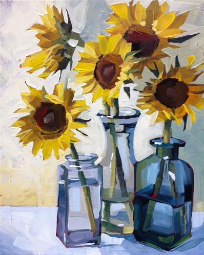 "The More the Merrier" original fine art by Teddi Parker "The More the Merrier" original fine art by Teddi Parker