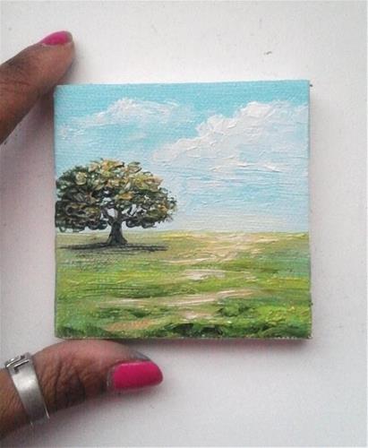 "Lone Tree" original fine art by Camille Morgan "Lone Tree" original fine art by Camille Morgan