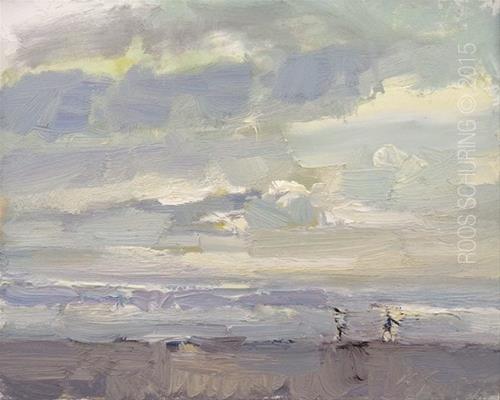 "Seascape Mind’s Eye" original fine art by Roos Schuring "Seascape Mind’s Eye" original fine art by Roos Schuring