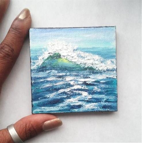 "Wave" original fine art by Camille Morgan "Wave" original fine art by Camille Morgan
