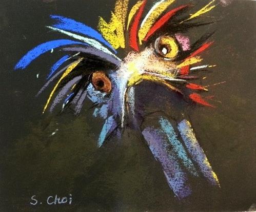 "Curiosity" original fine art by Sunkyung Choi "Curiosity" original fine art by Sunkyung Choi