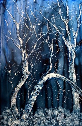 "Winter Solstice I" original fine art by Korinne Carpino "Winter Solstice I" original fine art by Korinne Carpino
