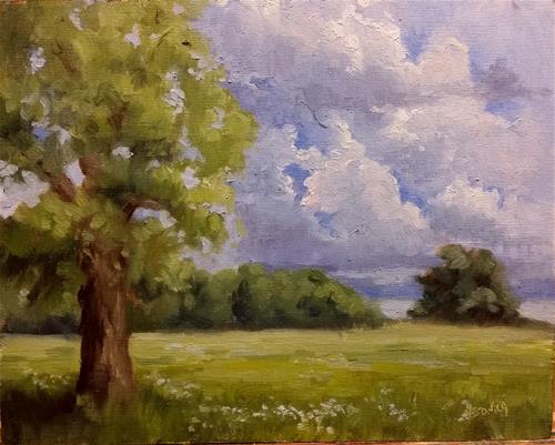 "Summer 1-en plein air" original fine art by Veronica Brown "Summer 1-en plein air" original fine art by Veronica Brown