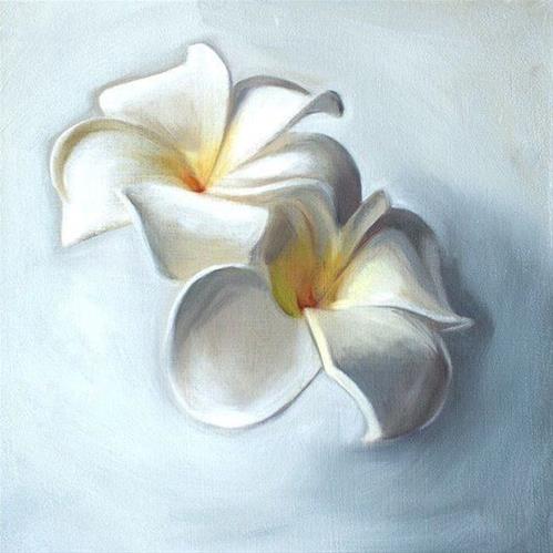 "Plumeria Blossoms" original fine art by Lauren Pretorius "Plumeria Blossoms" original fine art by Lauren Pretorius