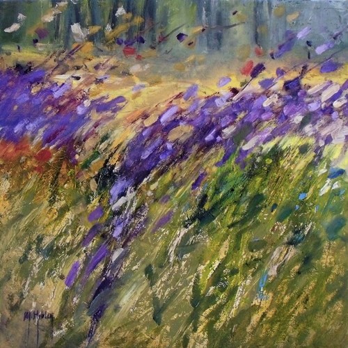 "Misty Morning" original fine art by Mary Hubley "Misty Morning" original fine art by Mary Hubley