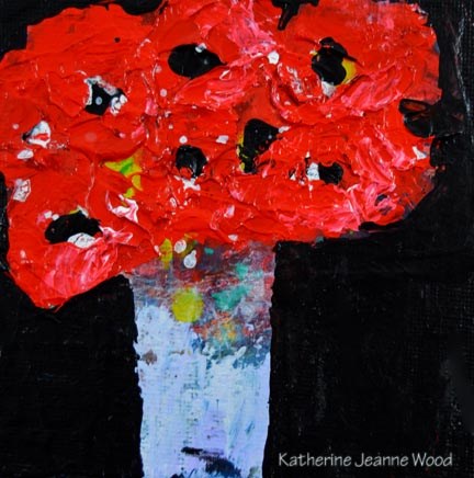 "Flower Series No 72" original fine art by Katie Jeanne Wood "Flower Series No 72" original fine art by Katie Jeanne Wood