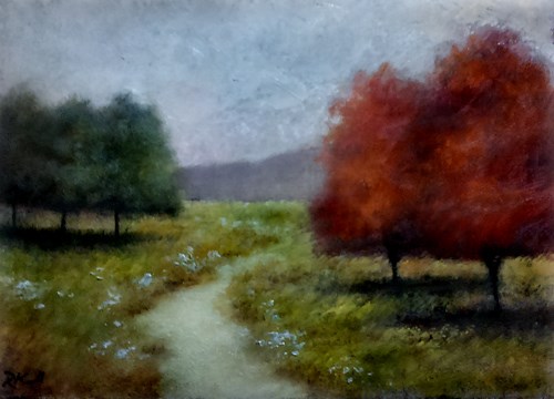 "The Park Path" original fine art by Bob Kimball "The Park Path" original fine art by Bob Kimball