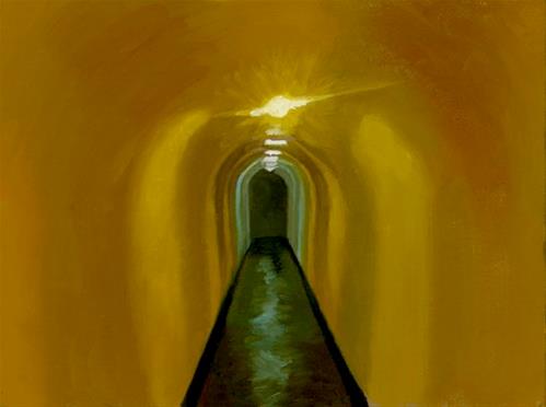"The Dream (tunnel)" original fine art by Nancy Herman "The Dream (tunnel)" original fine art by Nancy Herman