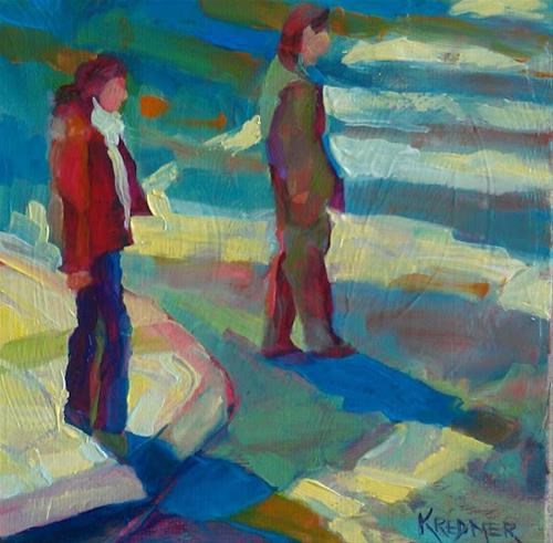 "Crossing" original fine art by Kathleen Redmer "Crossing" original fine art by Kathleen Redmer