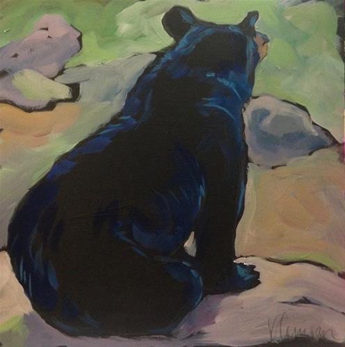 "North Shore Lotus Position" original fine art by Kat Corrigan "North Shore Lotus Position" original fine art by Kat Corrigan