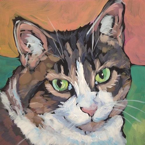 "March 9 Daisy" original fine art by Kat Corrigan "March 9 Daisy" original fine art by Kat Corrigan