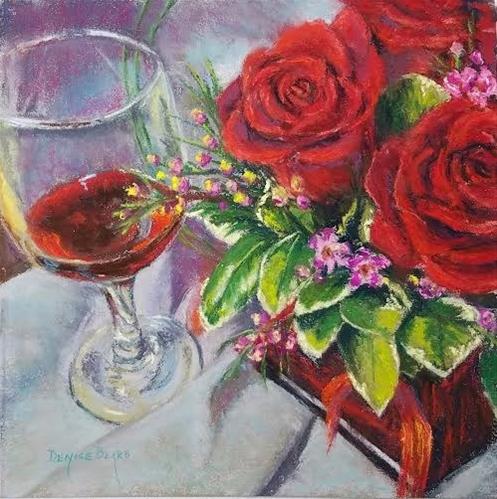 "Days of Wine and Roses" original fine art by Denise Beard "Days of Wine and Roses" original fine art by Denise Beard