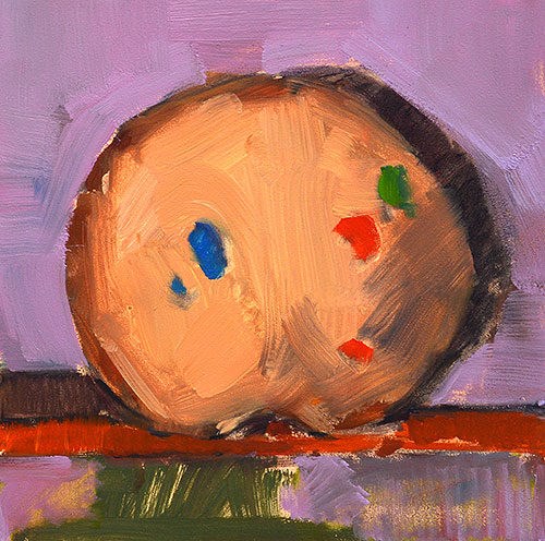 "Chocolate Chip Cookie" original fine art by Kevin Inman "Chocolate Chip Cookie" original fine art by Kevin Inman
