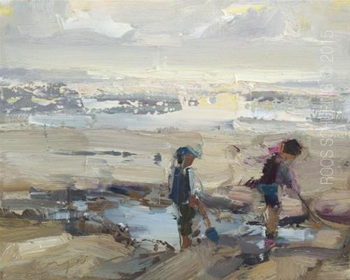 "Seascape Pleinair “Best Days”" original fine art by Roos Schuring "Seascape Pleinair “Best Days”" original fine art by Roos Schuring
