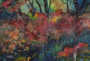 "Indication in Trees" original fine art by Mariko Irie "Indication in Trees" original fine art by Mariko Irie