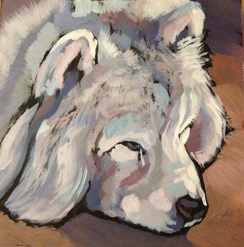 "July 12, Mozart" original fine art by Kat Corrigan "July 12, Mozart" original fine art by Kat Corrigan