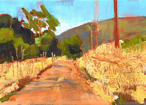 "Laguna Canyon Landscape" original fine art by Kevin Inman "Laguna Canyon Landscape" original fine art by Kevin Inman