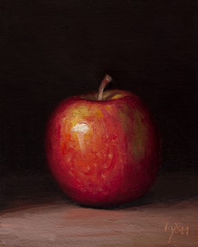 "Lady Apple in Last Light" original fine art by Abbey Ryan "Lady Apple in Last Light" original fine art by Abbey Ryan