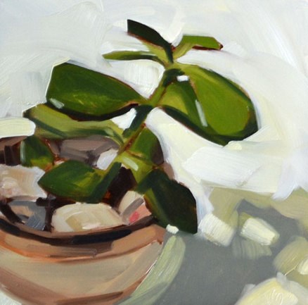 "Mark's Plant Portrait" original fine art by Jessica Green "Mark's Plant Portrait" original fine art by Jessica Green
