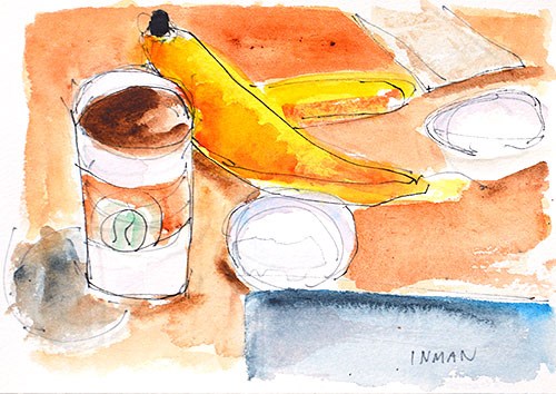 "Breakfast Still Life Painting" original fine art by Kevin Inman "Breakfast Still Life Painting" original fine art by Kevin Inman