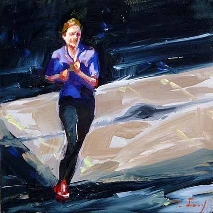 "Runner" original fine art by Jurij Frey "Runner" original fine art by Jurij Frey