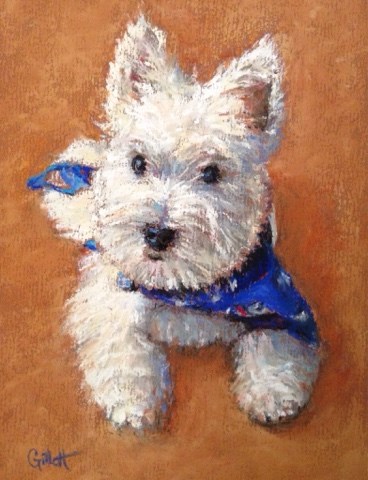 "My First Haircut" original fine art by Cindy Gillett "My First Haircut" original fine art by Cindy Gillett