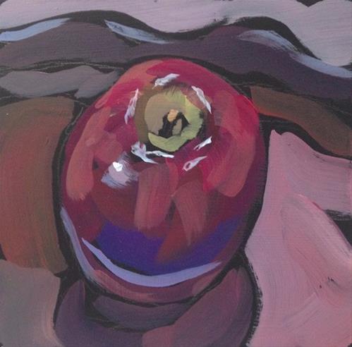 "A Daily Apple" original fine art by Kat Corrigan "A Daily Apple" original fine art by Kat Corrigan