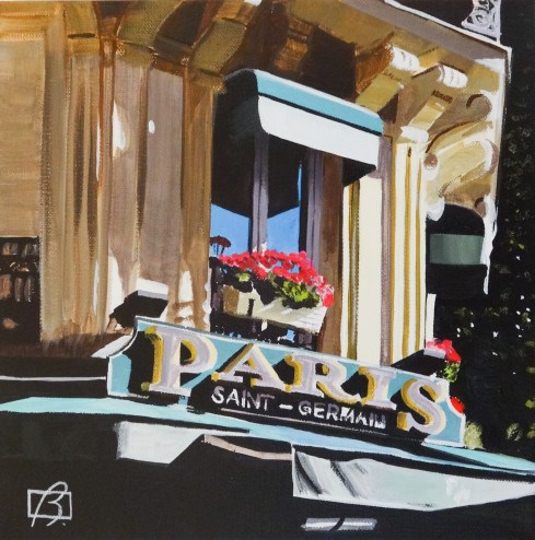 "Paris Saint-Germain" original fine art by Andre Beaulieu "Paris Saint-Germain" original fine art by Andre Beaulieu
