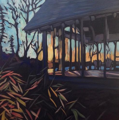 "The Cabin" original fine art by Kat Corrigan "The Cabin" original fine art by Kat Corrigan