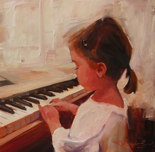 "The Gift of Joy portrait, oil painting by Robin Weiss" original fine art by Robin Weiss "The Gift of Joy portrait, oil painting by Robin Weiss" original fine art by Robin Weiss