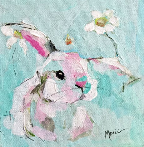 "Barely" original fine art by Marcia Hodges "Barely" original fine art by Marcia Hodges