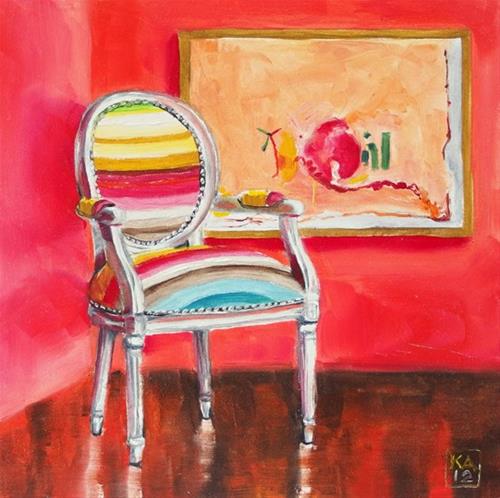 "over the rainbow" original fine art by Kimberly Applegate "over the rainbow" original fine art by Kimberly Applegate