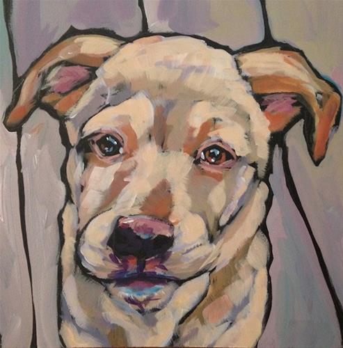 "July 8, Chi Chi" original fine art by Kat Corrigan "July 8, Chi Chi" original fine art by Kat Corrigan