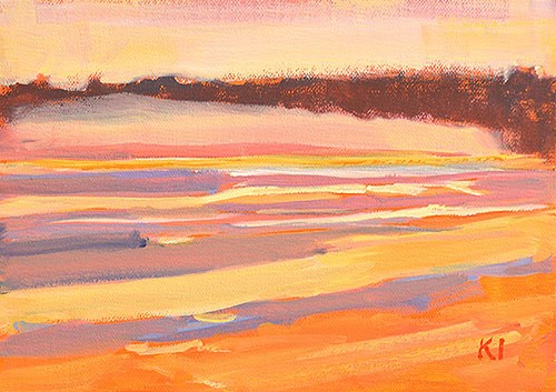 "Coronado Beach Painting" original fine art by Kevin Inman "Coronado Beach Painting" original fine art by Kevin Inman