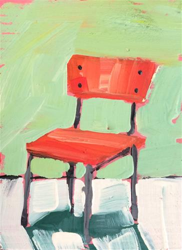 "Color Theory Chair" original fine art by Teddi Parker "Color Theory Chair" original fine art by Teddi Parker